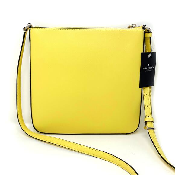 Kate Spade Sadie North South Crossbody in Yuzu Jam Leather k7379 - Picture 2 of 7